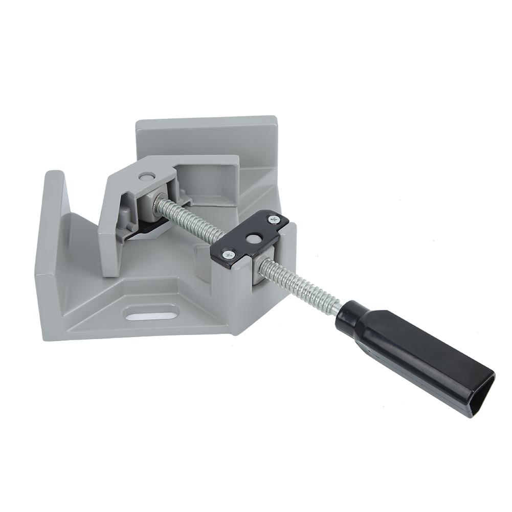 Aluminum Alloy Single Handle 90 Degree Right Angle Clamp Welding Corner Clamp Carpenter Woodworking Tool