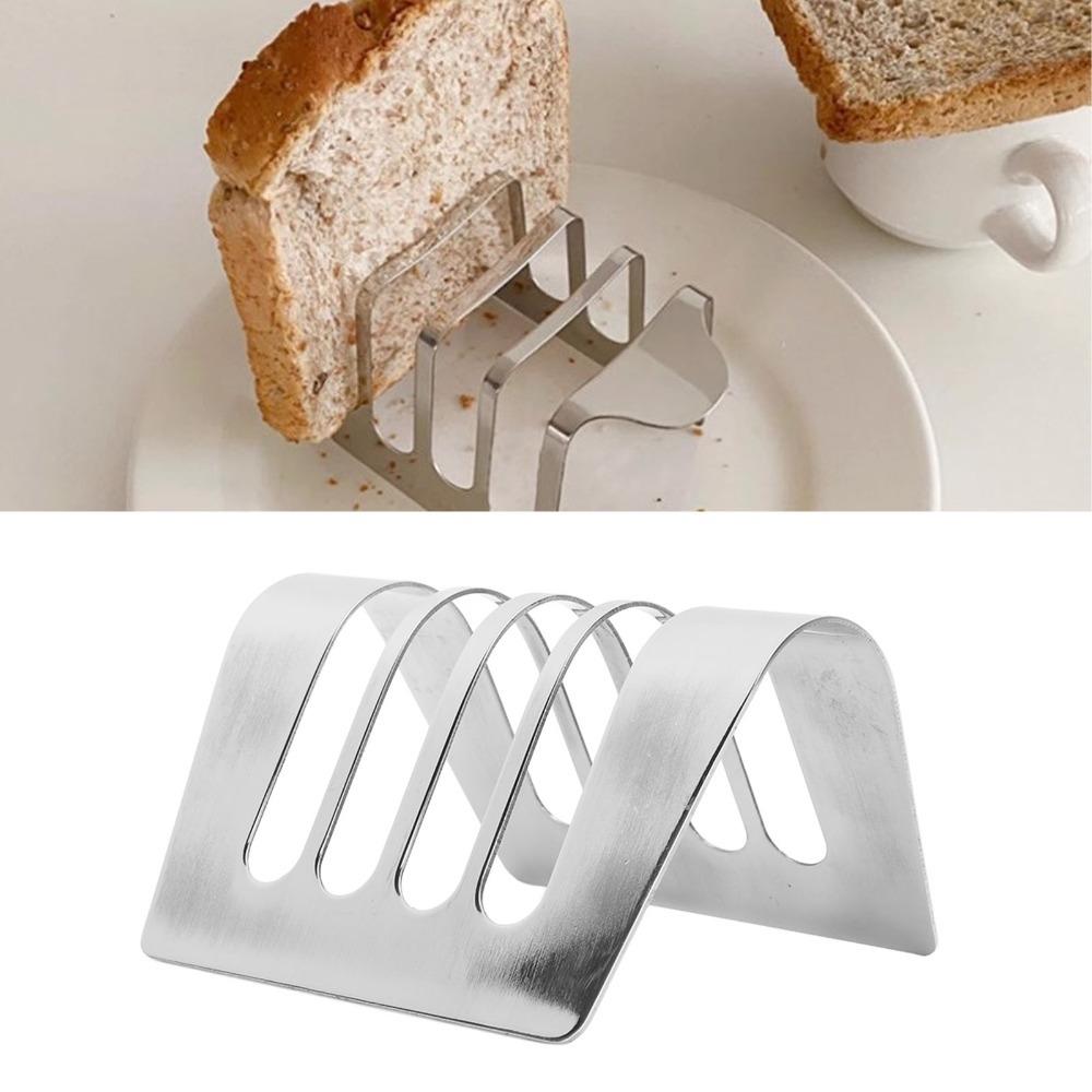 Easy To Clean Toast Rack Stainless Steel Bread Holder Air Fryer Accessories Bread Rack  Breakfast