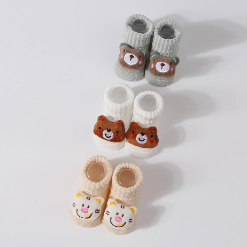 Baby Ankle Socks Kids Boys Girls Knitted Socks with Cartoon Doll Cotton Socks Soft Socks for Newborns Infant 0-3 Year