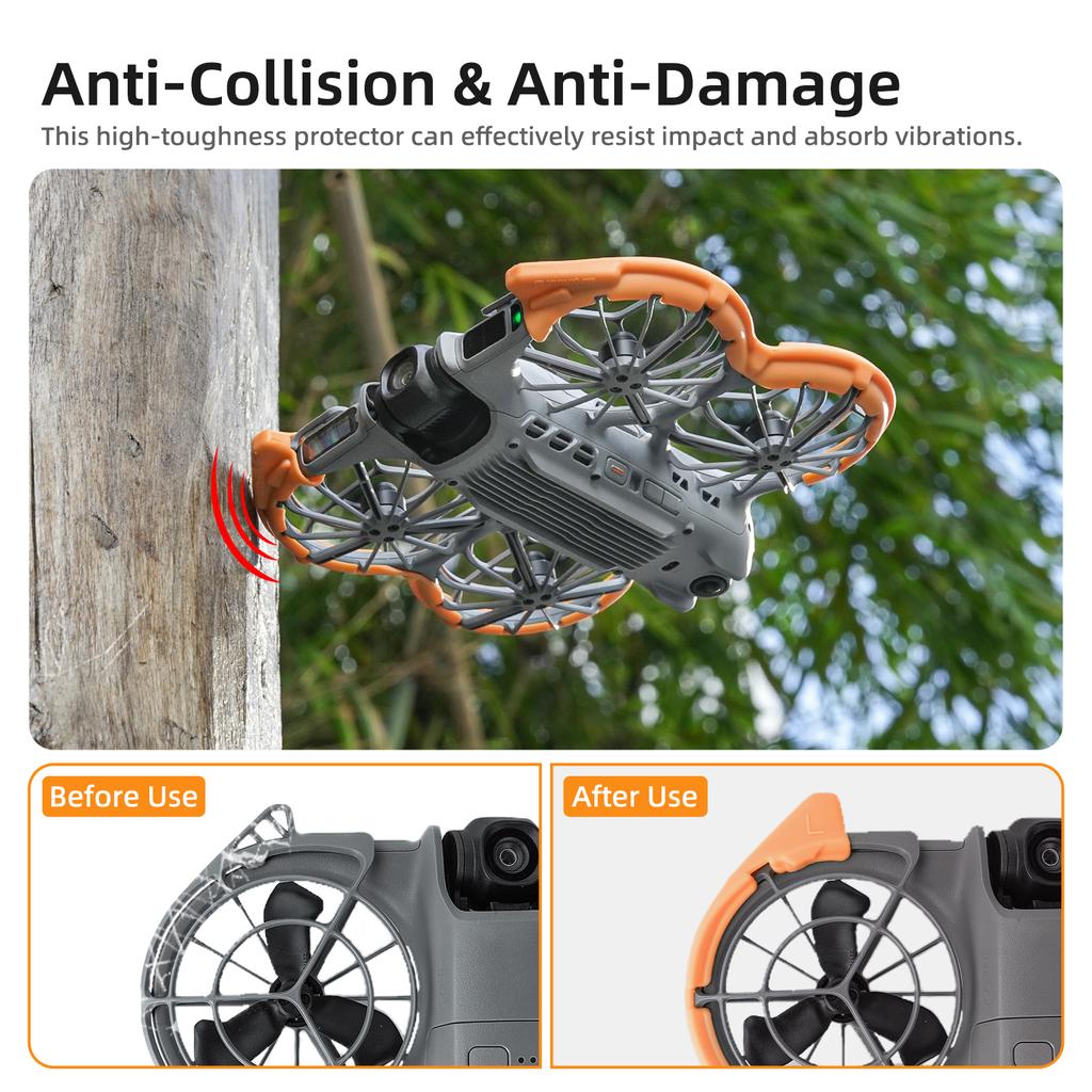 Propeller Guard For DJI Neo 2 Drone Protector Bumper Rings Propeller Lightweight Protection Cover For DJI Neo 2 Accessories