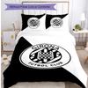 Girona FC Printed 3PCS Bedding Set Breathable Duvet Cover with Pillowcases Decorative Bed Linen for Bedroom Home