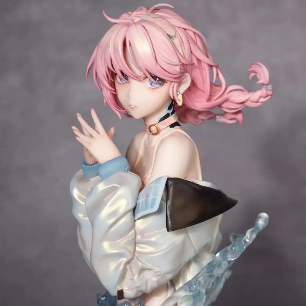 Arknights Blue Poison Bust Painted Statue Model Tabletop Decoration Gift
