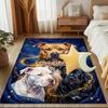 1PC Custom Name Stars Guide Pit Bulls Theme Floor Mat Ideal for Living Room, Game Rooms, Office, Bedroom,Floor Mat Playful Design