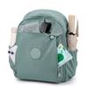 Solid Color Backpack Women Commuter Large Capacity Nylon Lightweight Backpack