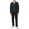 Stone Island Solid Color Logo Polo Jacket Men jackets Black 771510303-V0029