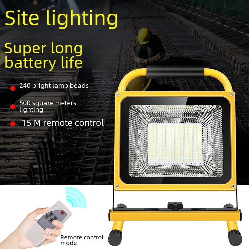 Portable Super Bright LED Rechargeable Floodlight for Home, Outdoor, and Camping