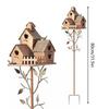 Bird house bracket metal ornaments outdoor birdhouse birdhouse garden decoration metal craft ornaments