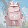 Anime Notebook L Light Yagami Cosplay School Backpack Teens Unisex Large Capacity Nylon Daily Use