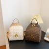 Fashion double shoulder women's bag, high-end women's bag, new retro letter printing casual women's large-capacity backpack