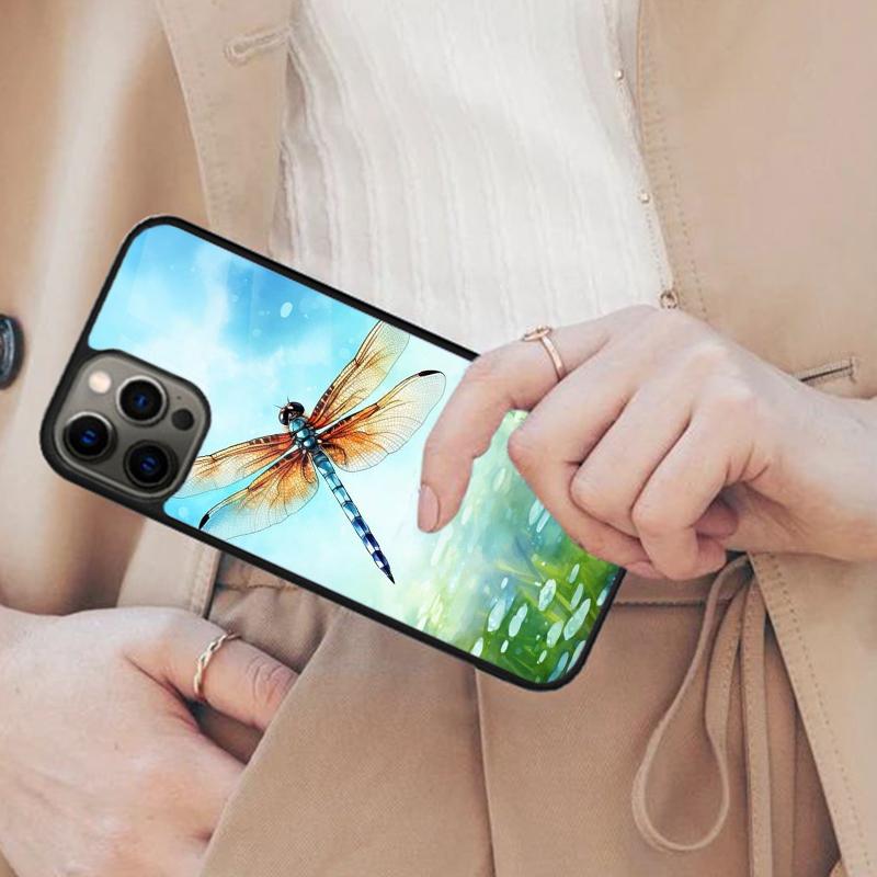 

Dragonfly Pattern Magnetic Phone Case For APPLE iPhone 17 Air 16 14 13 12 Pro Max 15 Plus Wireless Charge With MagSafe Cover iPhone 13mini