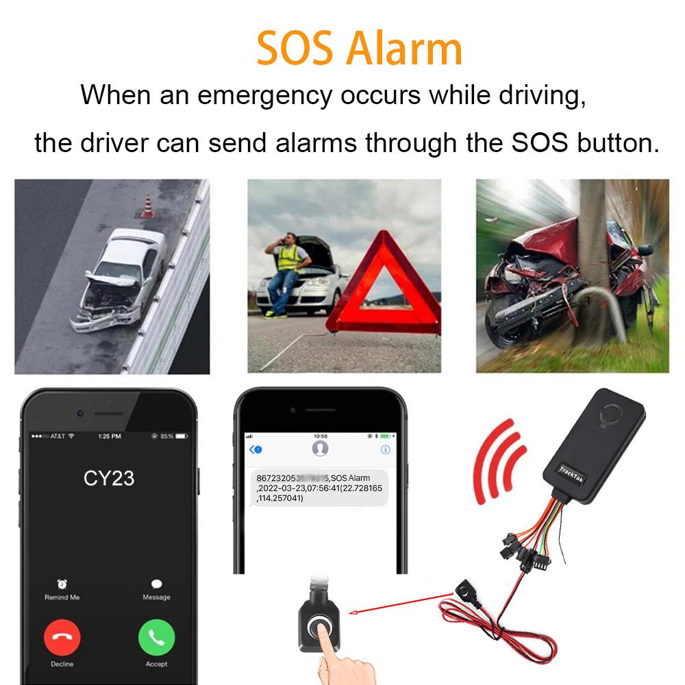 New GPS Tracking Satellite Car Locator Speaker Anti-theft Alarm Intercom Remote Control Fuel Cut-off
