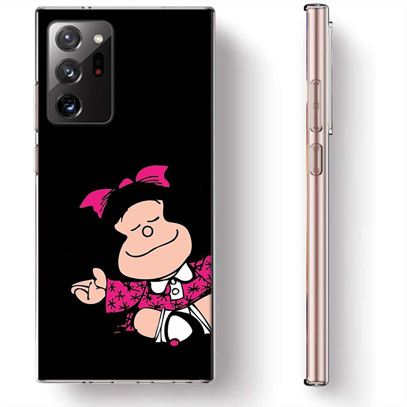Mafalda Cartoon Phone Case for Samsung A17 A37 A57 A55 A35 A25 A15 A54 A14 A24 A34 A13 A23 A33 A53 A07 A05S A04S A03 A73 Galaxy