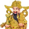 Estatua de Cerámica del Dios de la Riqueza y del Dios Marcial Guan Gong para Decoración del Hogar y la Oficina
