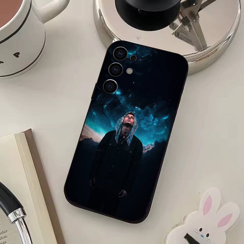 Singer D-Duki Phone Case For Samsung S25,S24,S21,S22,S23,S30,Ultra,S20,Plus,Soft Silicone Black Cover