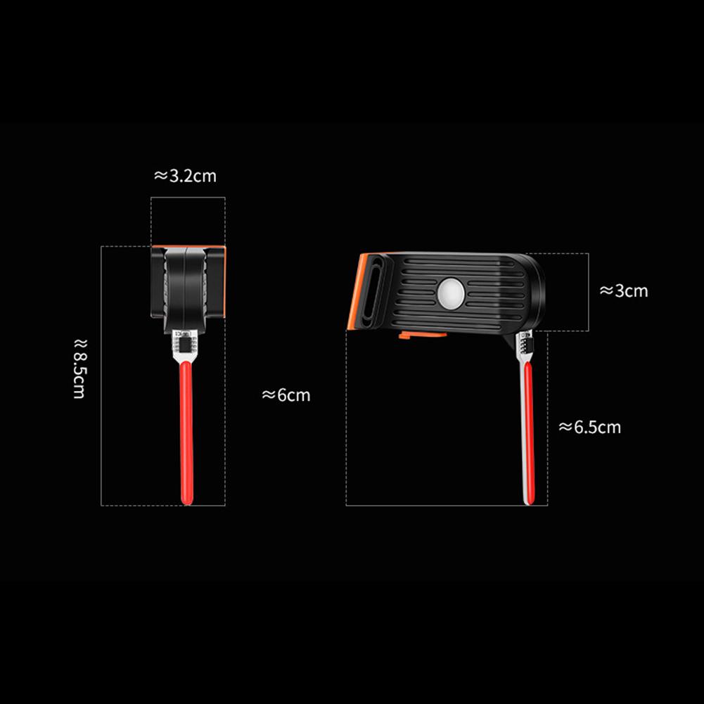 Luz de Bicicleta Recargable por USB Luz de Ciclismo Impermeable