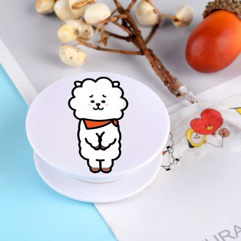 Phone Bts Kpop Stand Holder Bangtan Boys Universal Phone Holder Grip Cute V Jin