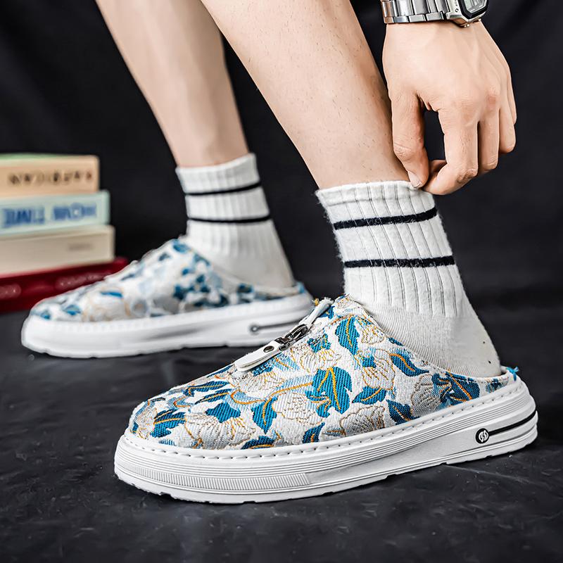 Fashion CYYTL Mens Slippers Summer Casual Outdoor Shoes Breathable Sneakers Walking Hiking Luxury Designer Fashion Loafers House Slides