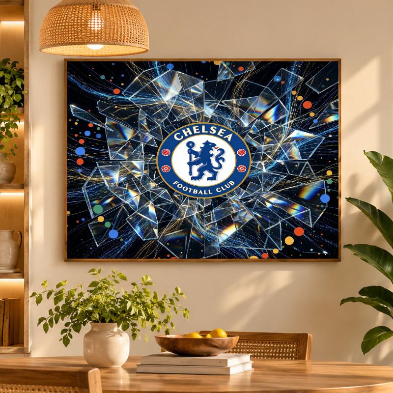5D Diamond Painting Chelsea FC DIY Full Drill Diamond Art Kit Home Decoration