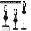 Safety Tether Cellphone Lanyard Steel Cable Retractable Phone Lanyard  Travel Hiking