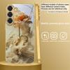 Vintage Wüstenrosa Rose Für Samsung Galaxy S26 S20 FE S21 S22 S23 Plus S24 Ultra S25Ultra S21+ S22Plus Goldenes Glas Handyhülle