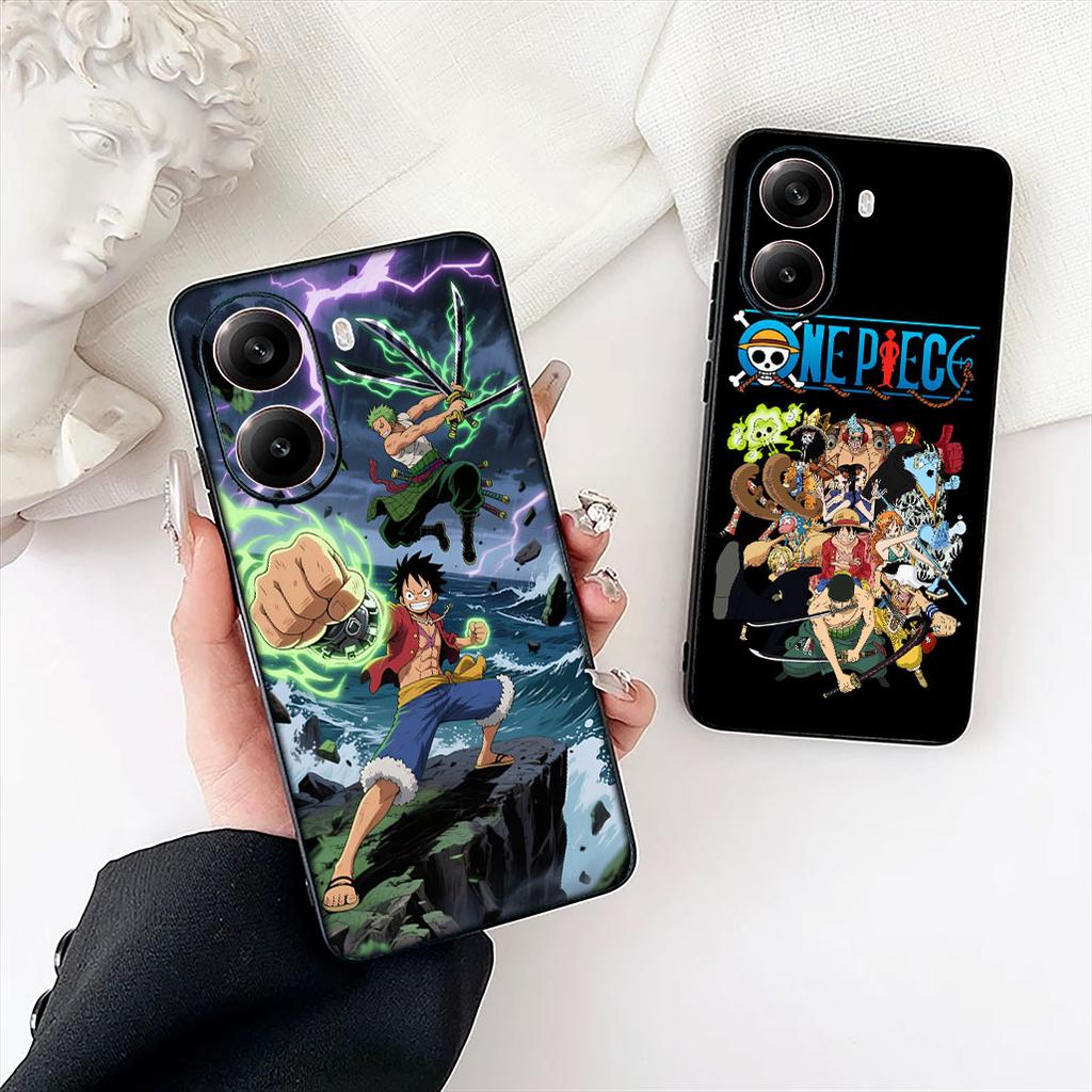 Luffy One Piece Roronoa Zoro Phone Cover for Xiaomi Poco C85 C65 C75 X7 X6 M6 M8 F7 F8 Ultra F6 Pro 4G 5G Protective Case