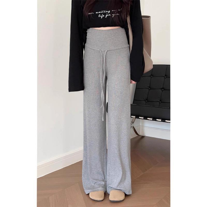 Pregnant women's wide-leg pants do not restrain the stomach during pregnancy, autumn new models wear yoga leggings, maternity clothes autumn clothes