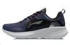 SOFT ELEMENT Cushioning Slip Resistant Abrasion Resistant Low Top Sports Casual Shoes Men's Black Blue ARHR077-3