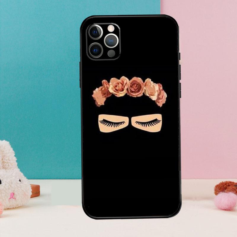 Arabic Muslim Islamic Girl Eyes Phone Case For iPhone 17 Air 16 14 13 12 11 15 Pro Max 12 13 Mini 15 16 Plus 16e Cover Coque