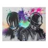 Daft Punk Music Singer Star Canvas Poster Alternative Abstract Art Painting Funny Wall Pictures Print for Cafes Bar Home Decor