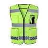 Work Pockets Reflective Vest Running Gear High Visibility Safety Vest for Night Cycling