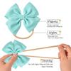 10PCS Baby Headbands Nylon Hairbands Hair Bows Elastics Bands for Girls Newborn Infant Toddler Children Hair Accessories