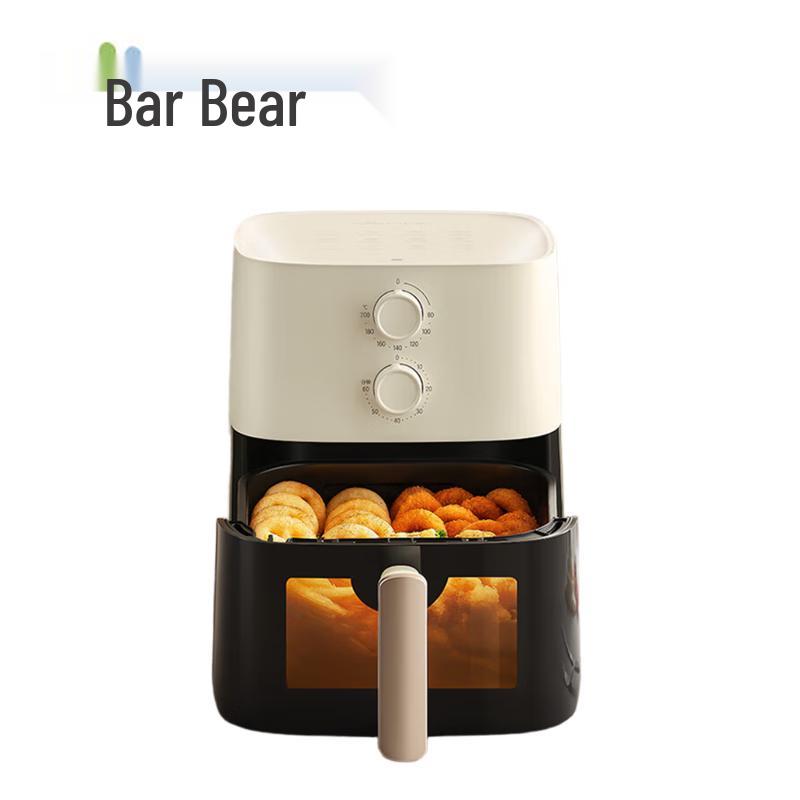 Bear 5L Automatic No-Flip Air Fryer with Visual Window CN plug (adapter included)