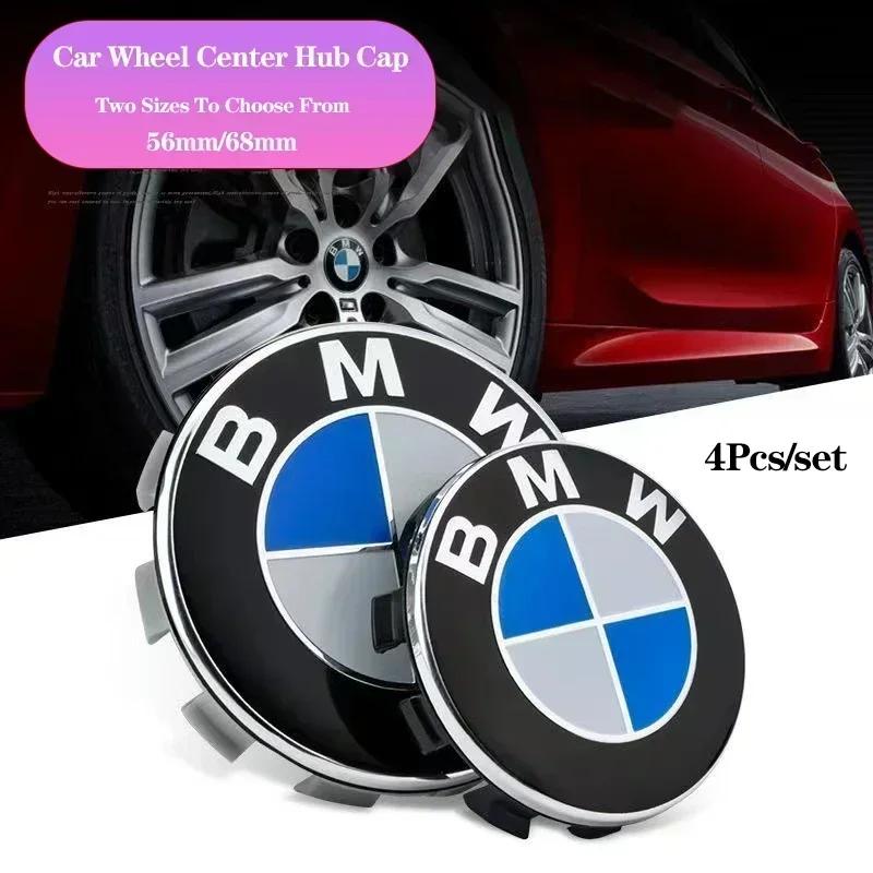 56/68mm Auto Hub Caps Car Wheel Center Cover Hubcaps Decoration Accessories For BMW 1 3 5 7 Series M M3 M5 M6 F01 F20 F10 X5 E36