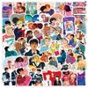 10/30/50 pièces Stickers Autocollants Série TV BL Heartstopper Bricolage Moto Valise Téléphone Bagages Drôle Imperméable Pack d'Autocollants Graffiti