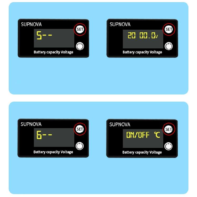 Digital Battery Capacity Tester Battery Capacity Indicator Battery Meter E-bike