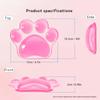 Cute Mouse Cat Office Silicon Pad Paw Wrist Support Pad Comfortable Soft Wrist Rest Hand Pillow Pain Relief Non-Slip Base Home