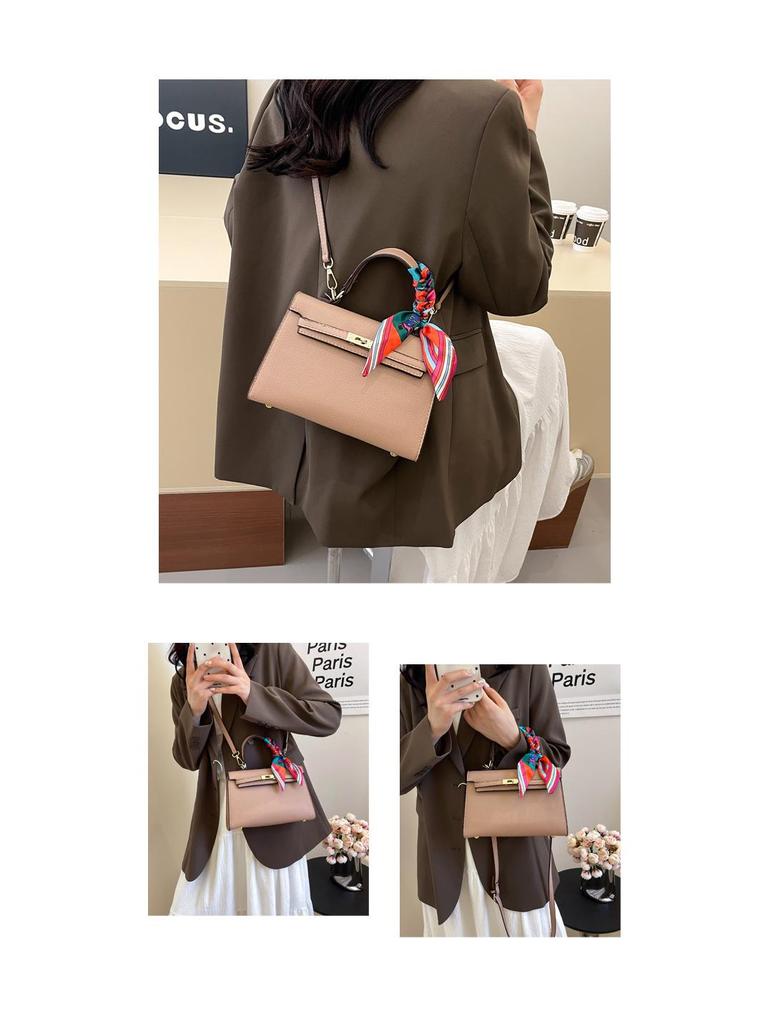 Kelly Light Luxury Handbag: Trendy, Versatile, Simple Texture Women's Shoulder & Crossbody Bag.