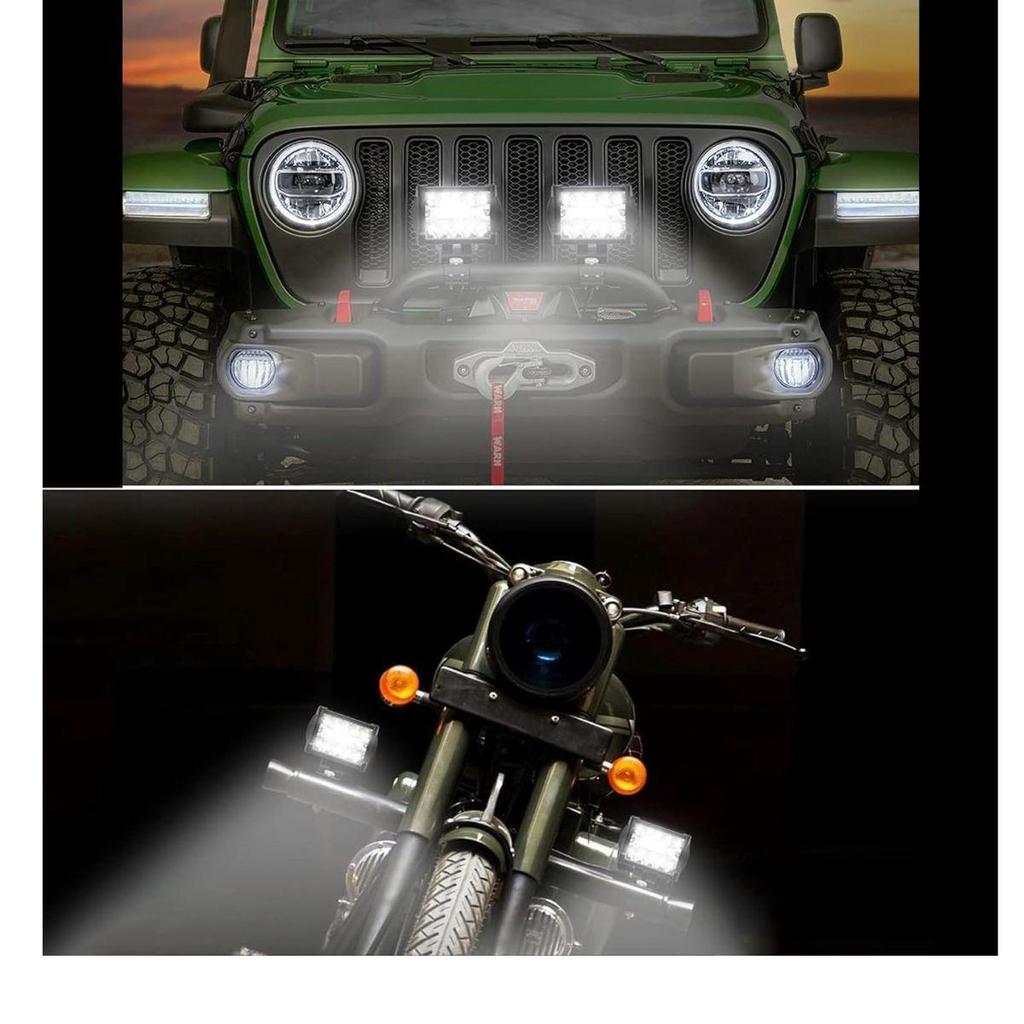 LED Tractor Work Light 36 LED 12V Off-Road Lights for Truck Tractor SUV ATV UTV 4x4 Vehicles RV Camper  LED Work Lamp Assembly