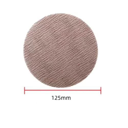 Round Mesh Sanding Discs, Anti-Blocking Dry Grinding Sandpaper for Sanders, 80-320 Grit, for Removal and Finishing, 15-Piece Set, 5-Inch (125mm)