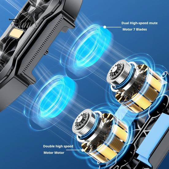 Trådløs mobiltelefon Radiator Kjølevifte Halvleder Varmespredning Lav støy Oppladbar Universal Telefon Radiator