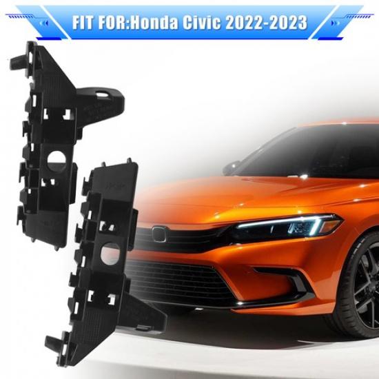 For Honda Civic Sedan -23 Front Bumper Retainer Mounting Brackets Right Left