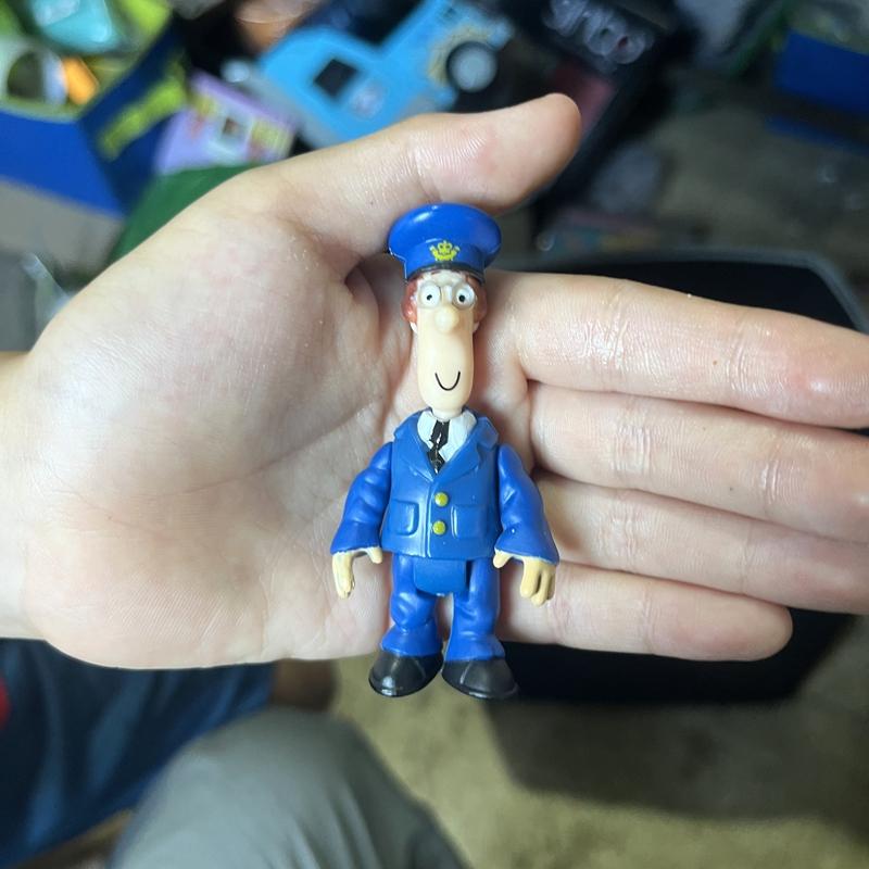 EB1 Postman Pat's Small Car and Aeroplane Scene Courier Royal Mail Toy Ornament
