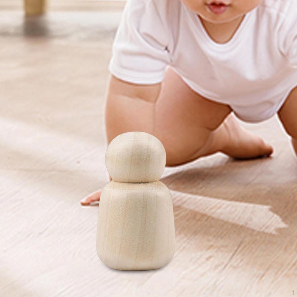 Natural Wood Peg Dolls - Create Your Own Unique Characters