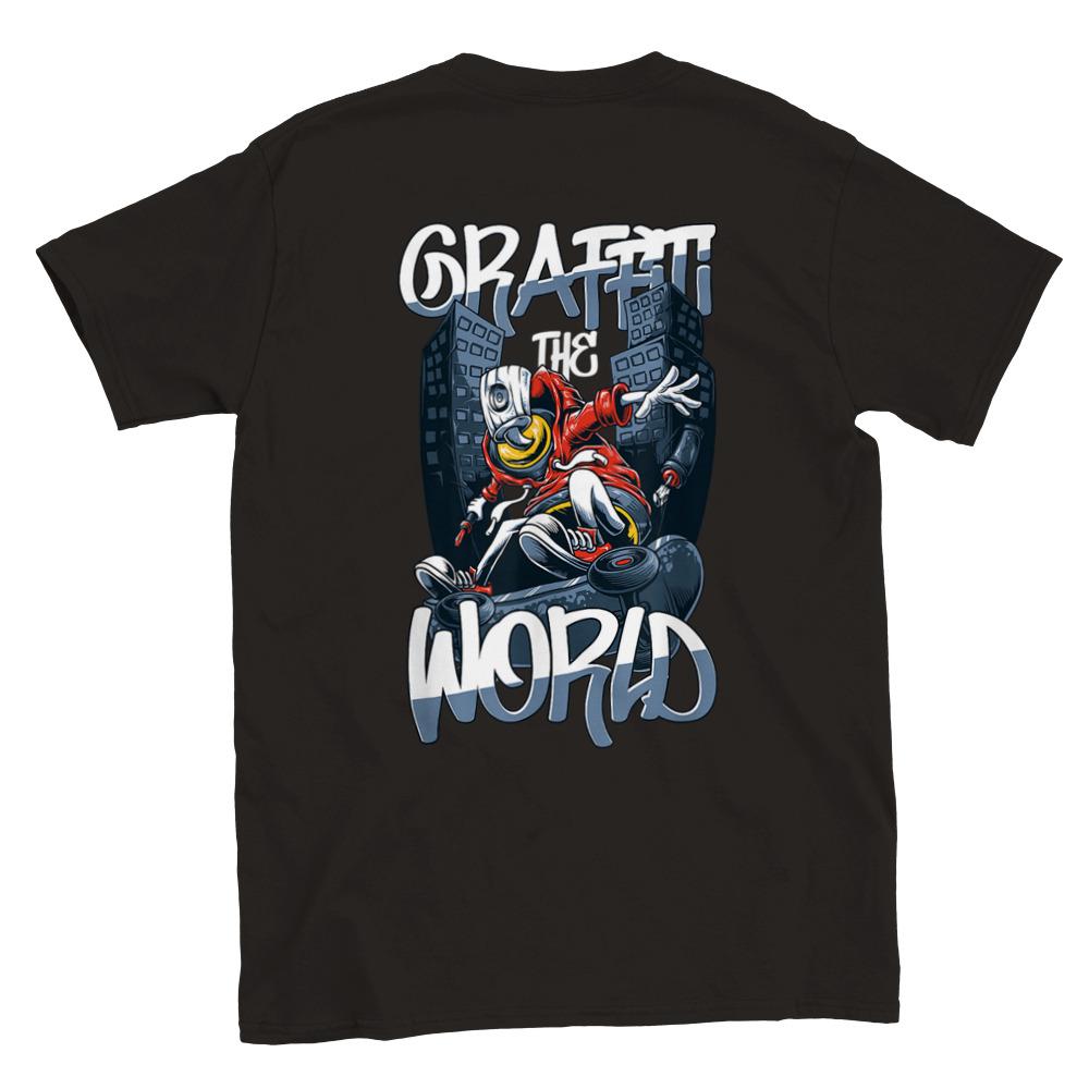 Graffiti the World - Classic Unisex Crewneck T-shirt Unisex T-Shirt L