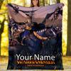 Custom Name Total War Warhammer Theme Printed Blanket - Perfect for Couch, Bed, Travel & Outdoor Use | Machine Washable, Cozy & Durable.