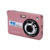 Digital Camera 4K 8X Zoom 48MP Pink Vlog Camera 2.7in Screen Video Camera Simple Camera for Travel Family Photography