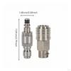 Pressure Washer Hose Fittings with Quick Release AntiTwist Disconnect Kit