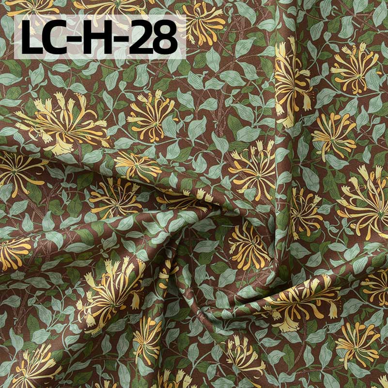 0.5X1.45CM William Morris Stoff Baumwolle Digitaldruck Klassisches Blumenmuster Bedruckt Handgefertigte Bastelbedarf Pro Halben Meter