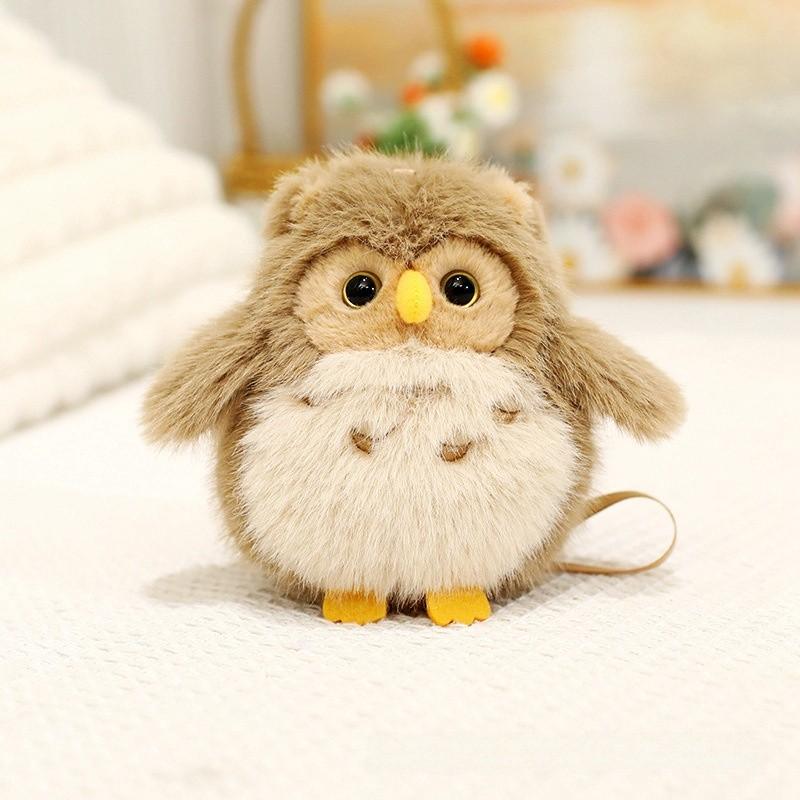 Parrot Crow Kingfisher Cute Bird Plush Toy Magnet Shoulder Play Home Decor Doll