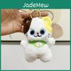 Adorable Multicolor Plush Cat Keychain Soft Toy Cute Bag Charm Gift For Cat Lovers